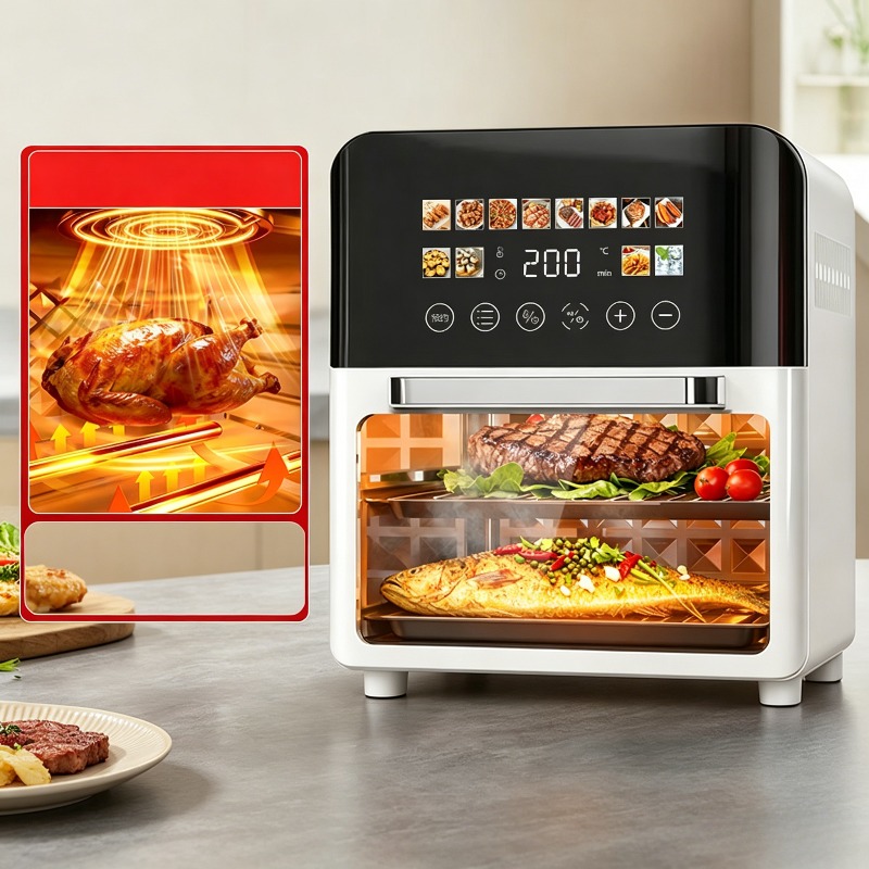 Commercial Kitchen Appliances - 에어프라이어 20L 가정용 비주얼 듀얼 열원