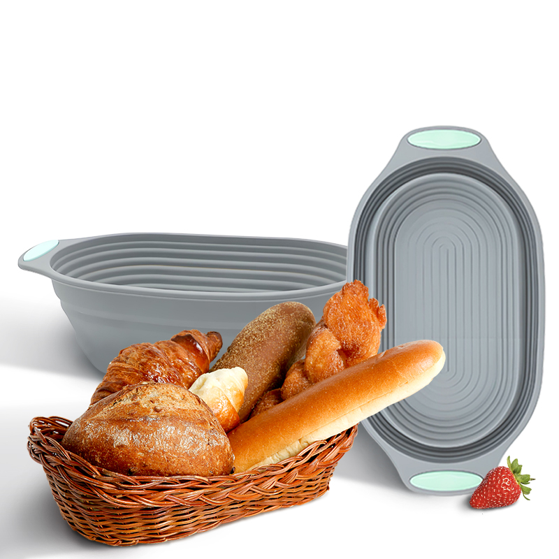 Commercial Kitchen Use - 1PC 실리콘 접이식 반네통 빵 발효