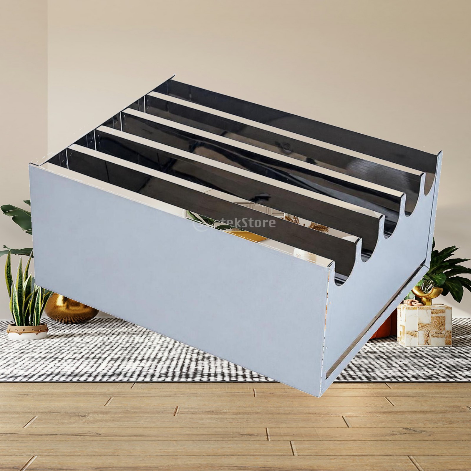 Commercial Kitchen Knife Storage - 두꺼운 금속 재질의 스테인리스 스틸 칼