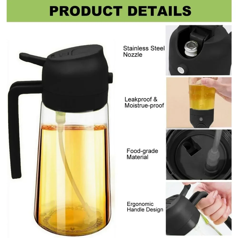 Commercial Kitchen Sprayer - 2in1 플라스틱 오일 스프레이어 500ml 요리용