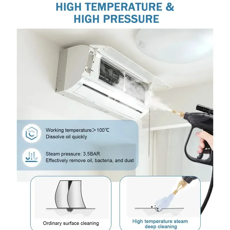 가압 핸드헬드 스티머 청소, 주방 후드용 다목적 스팀  - Commercial Kitchen Air Conditioner 리뷰 및 가격