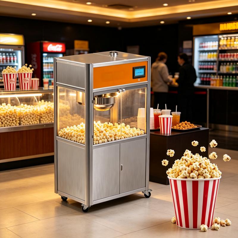 상업용 팝콘 제조기, 스테인리스 스틸 재질, 전기식,  - Commercial Popcorn Machine 리뷰 및 가격