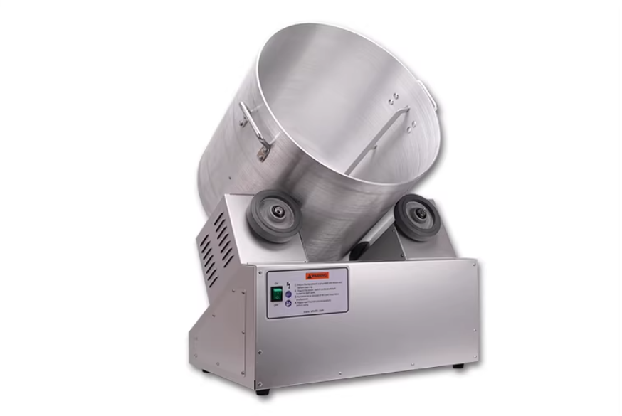 상업용 팝콘 시즈닝 코터 믹서 텀블러 |   향료 분말 - Commercial Popcorn Machine 리뷰 및 가격