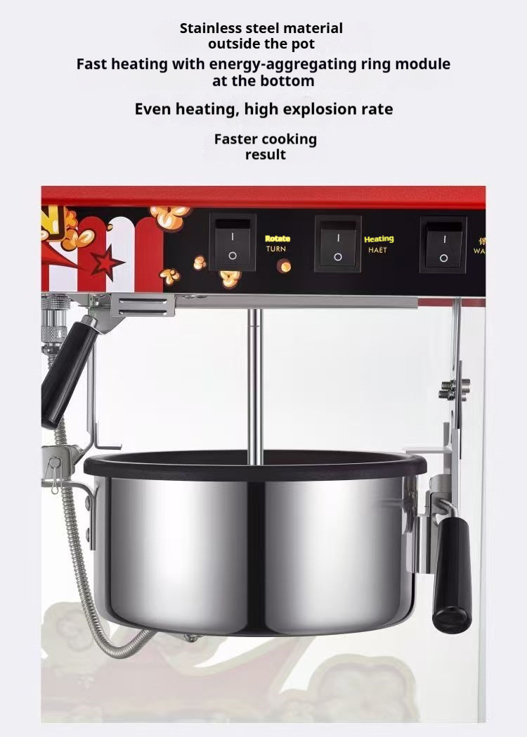 상업용 완전 자동 팝콘 기계는 다양한 상황에 적합하며  - Commercial Popcorn Machine 리뷰 및 가격