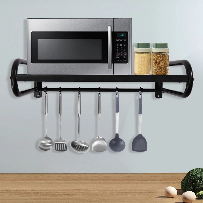 벽걸이형 전자레인지 선반, 내구성이 뛰어난 탄소강, 주 - Commercial Kitchen Microwave 리뷰 및 가격