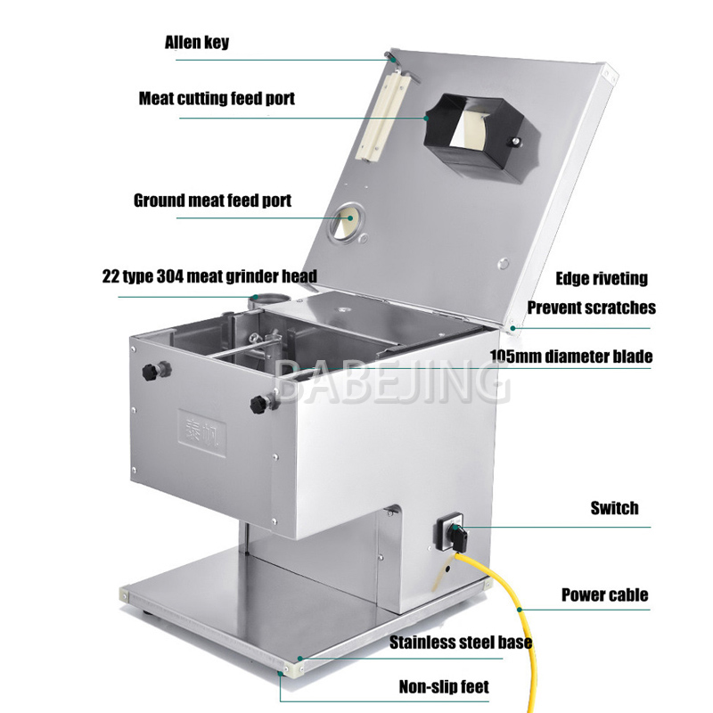 완전 자동 전기 고기 절단기 상업용 가정용 야채 절단기 - Commercial Kitchen Appliances 리뷰 및 가격