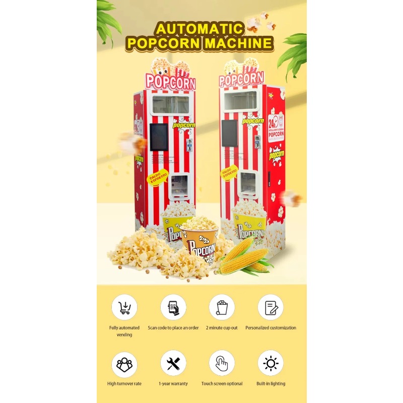 맞춤형 신형 자동 팝콘 제조기 상업용 자판기 (영화관/ - Commercial Popcorn Machine 리뷰 및 가격