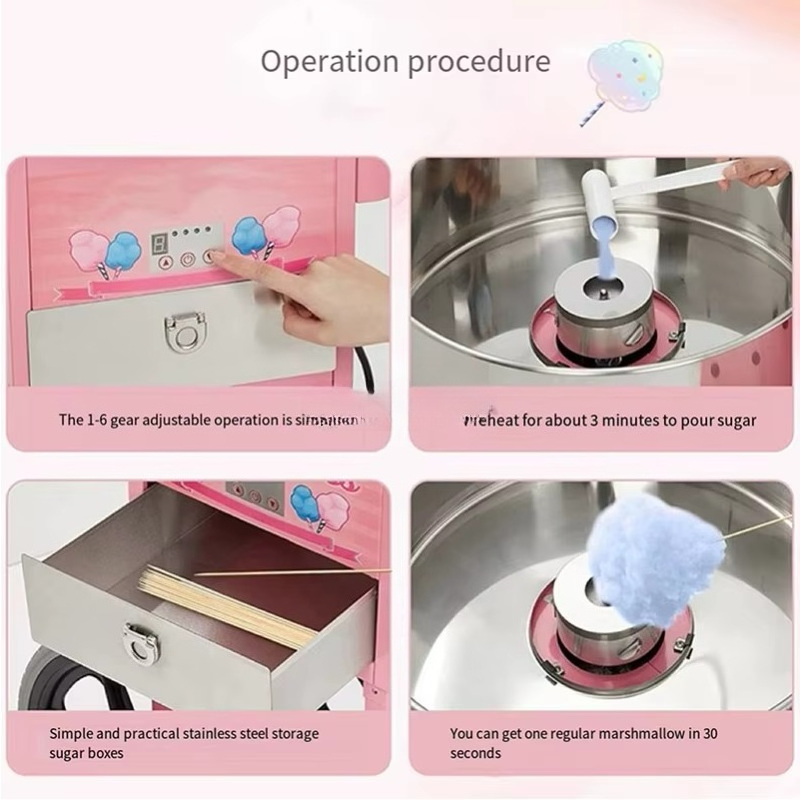 최신 출시 상품: 상업용 자동 전기 솜사탕 제조기, 솜 - Candy Floss Machine Commercial 리뷰 및 가격