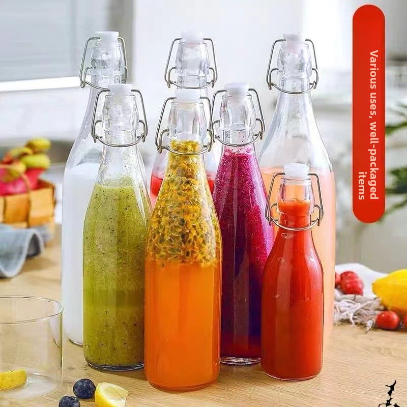 바 맨 칵테일 시럽 오일 레몬즙 병 유리 뚜껑 밀봉 보 - Commercial Kitchen Utensil Storage 리뷰 및 가격