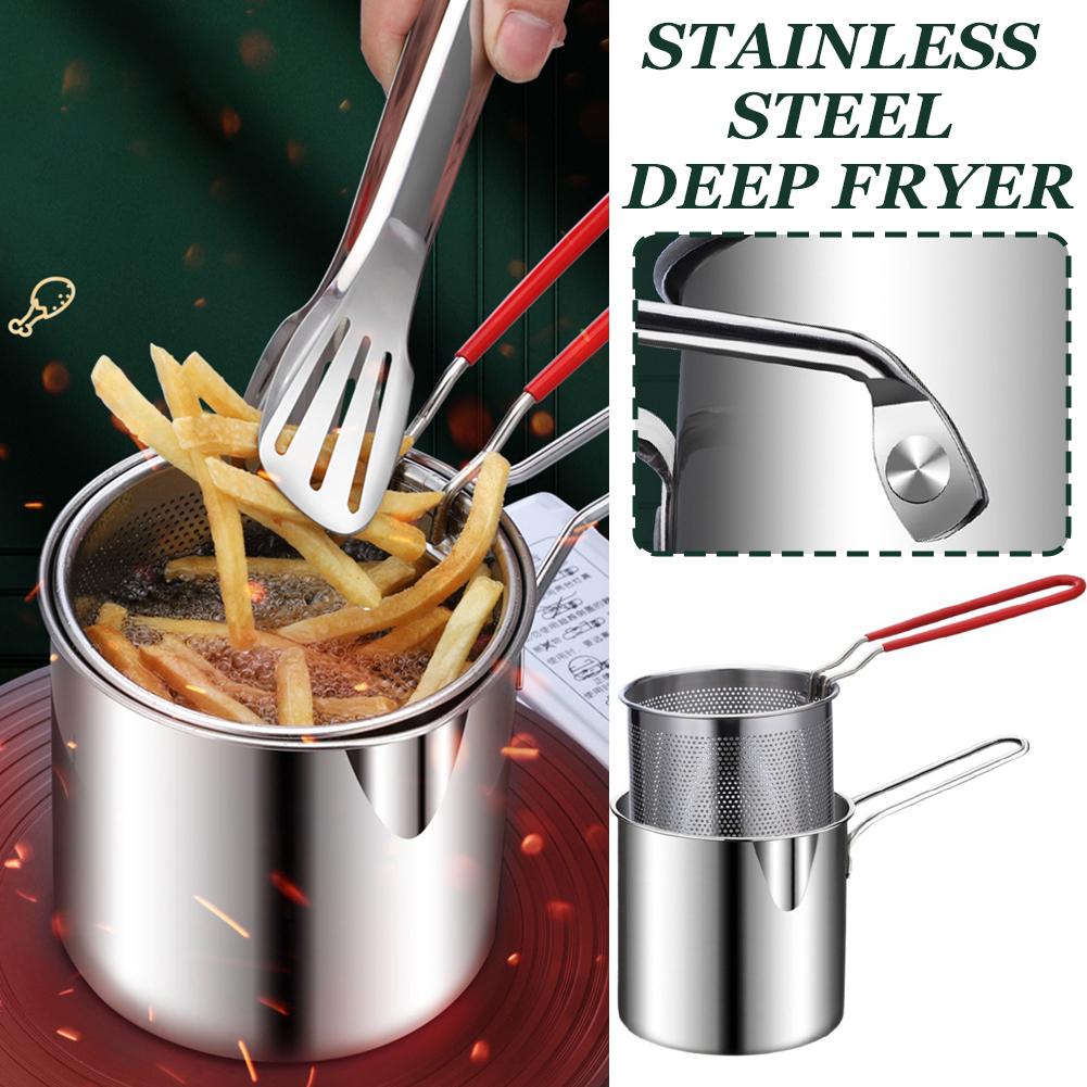 스테인리스 스틸 딥 프라이팬 세트(스트레이너 바스켓 포 - Commercial Kitchen Appliances 리뷰 및 가격