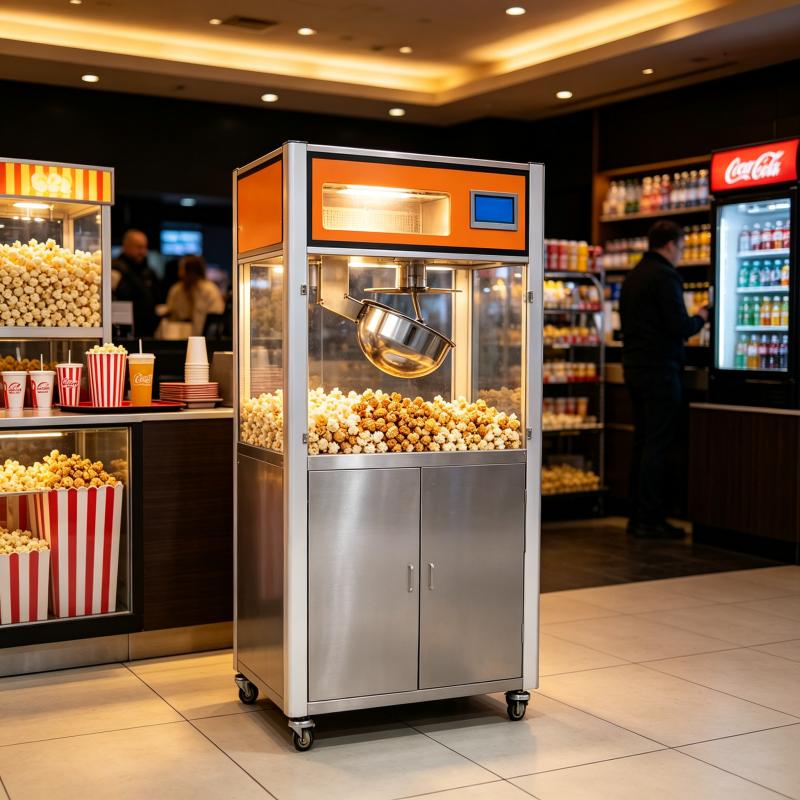 전기 팝콘 제조기, 상업용, 스테인리스 스틸 소재, 보 - Commercial Popcorn Machine 리뷰 및 가격