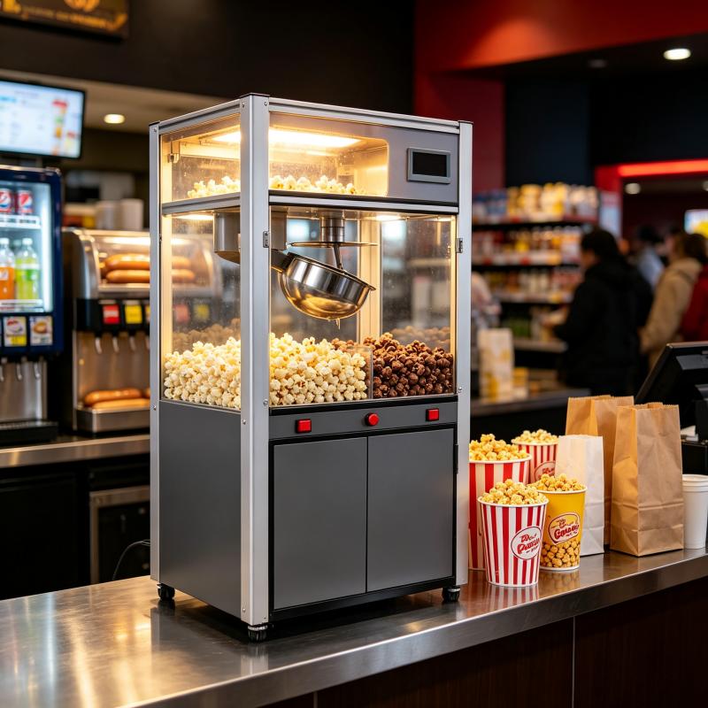 전기 팝콘 제조기, 상업용, 스테인리스 스틸 소재, 보 - Commercial Popcorn Machine 리뷰 및 가격